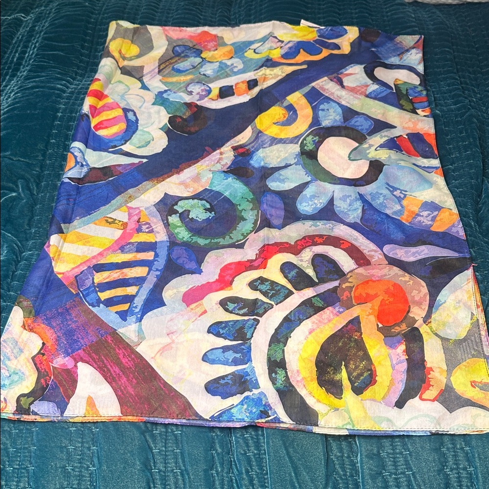 Colorful Abstract Women's Scarf